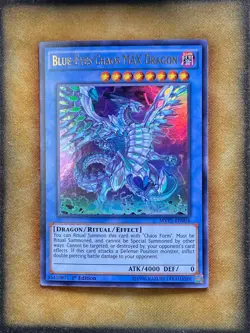 Yugioh Blue-Eyes Chaos MAX Dragon MVP1-EN004 Ultra Rare 1st Ed LP - Image 1