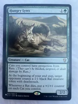 MTG The List Reprints Hungry Lynx 031/309 NM Rare - Image 1