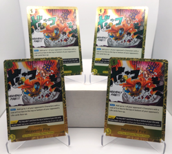 Heavenly Fire Playset - OP04-117 x4 - Kingdoms of Intrigue - One Piece TCG - Image 1