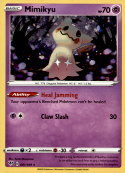 Mimikyu - (Cosmos Holo) Promo Miscellaneous Cards & Products 081/189 NM - Image 1