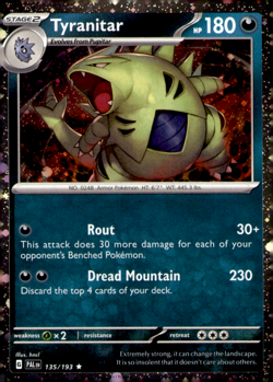 Tyranitar - (Cosmo Foil) Promo Miscellaneous Cards & Products 135/193 NM - Image 1