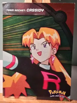Team Rocket Cassidy HV5 Topps Heroes & Villains Trading Card 2000 EX Holo Foil - Image 1