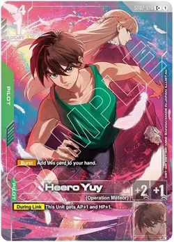 Heero Yuy (C+) (PB01) - Gundam TCG - Gundam Promotional Cards (GCG-PR) - Image 1