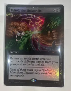 PAX MTG Magic The Gathering Spider-Man Sinister Six card, Comic & Daily Bugle - Image 4