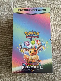 Pokemon TCG: Prismatic Evolutions Booster Bundle Display Case New & Sealed - Image 1