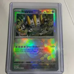 Regigigas #86/131 - Prismatic Evolutions - Masterball Holo Pokemon Card - Image 1
