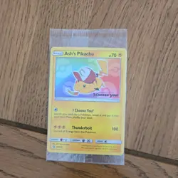 Ash's Pikachu TCG SM108 2017 Promo Card Pokemon 'I Choose You' Sealed - Image 1
