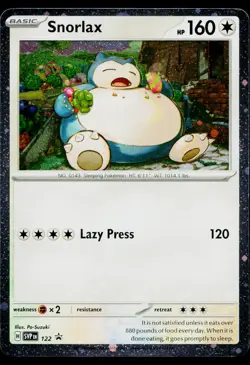 Snorlax 122 Promo Scarlet & Violet Pokemon Near Mint - Image 1