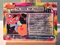 Pokemon TCG The Chase for Pikachu Pokemon Topps Mewtwo Strikes Back 28 - Image 2