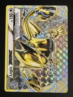 Lugia BREAK 79/124 Pokemon Fates Collide Holo Indent - Image 1