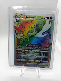 Hisuian Samurott VSTAR 197/189 Rainbow Rare Astral Radiance Pokemon Near Mint - Image 1