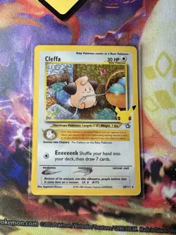 Pokemon TCG Cleffa Rare Holo Neo Discovery 20/111 30 HP Vintage - Image 2