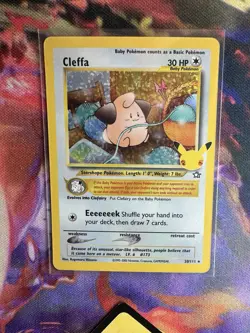Pokemon TCG Cleffa Rare Holo Neo Discovery 20/111 30 HP Vintage - Image 3