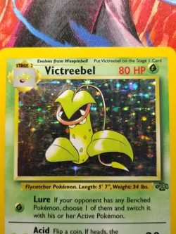 Pokemon TCG Victreebel Holo Rare Unlimited Jungle 14/64 Vintage 1999 - Image 2