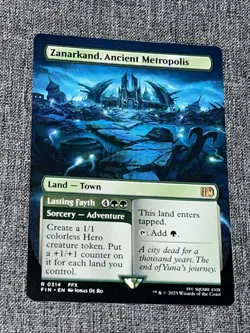 Zanarkand, Ancient Metropolis Borderless - FIN 0314 NM - MTG Magic - Image 1