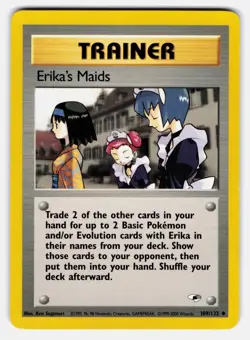 Erika's Maids G1 #109/132 LP Pokemon TCG Uncommon - Image 1