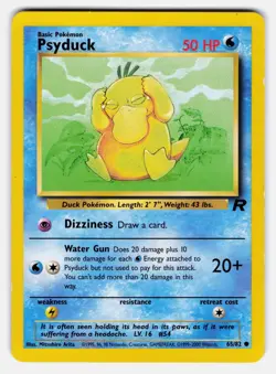 Psyduck TR #65/82 LP Pokemon TCG Common - Image 1