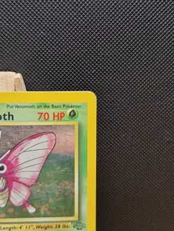 Pokemon 1999 WOTC Jingle Holo Venomoth 13/64 - Moderate Play - Image 4