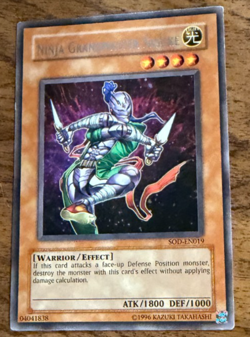 Ninja Grandmaster Sasuke SOD-EN019 Soul of the Duelist Rare Yu-Gi-Oh NM/LP - Image 1