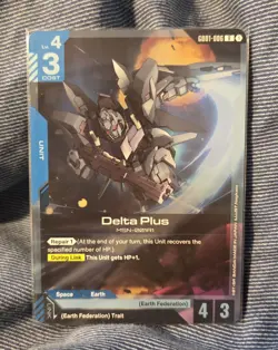 Delta Plus R GD01-006 NM Gundam Card Game Newtype Rising - Image 1