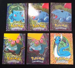 Pokemon Topps Mixed Bundle Cards x 6. 2 are shiny. fab! - Image 1