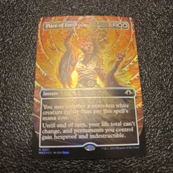 MTG English Flare of Fortitude (Borderless) NM Foil Modern Horizons 3 - Image 1