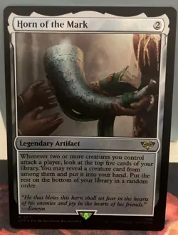 Horn of the Mark - MTG Lord of the Rings Foil Magic Ltr - Image 1