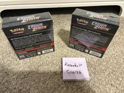 Pokemon TCG Crown Zenith Booster Bundle Sealed 6 Packs - Lot of 2 - Image 4