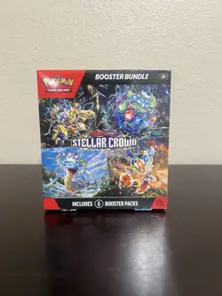 Pokemon TCG Stellar Crown Booster Bundle (6 Booster Packs) New Factory Sealed - Image 1
