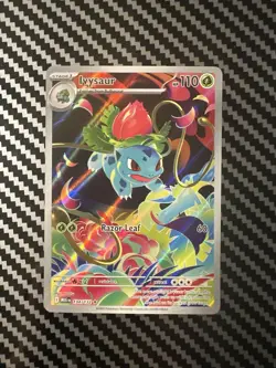 The Pokemon Company Ivysaur 134/132 ME01 Illustration Rare Full Art Holo 110 HP - Image 1