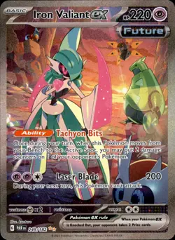 Iron Valiant ex 249/182 Holo - Pokemon SV04: Paradox Rift - NM - Image 1