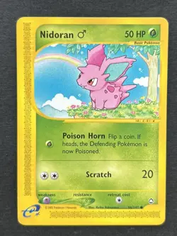 Pokemon TCG - Nidoran 96/147 - Aquapolis - MP - Image 1