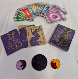 Pokemon TCG Miraidon Scarlet and Violet Elite Trainer Box dividers, sleeves - Image 1