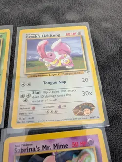 Lot of 9 Pokemon TCG Gym Heroes/Challenge Lightly Played Condition - Image 4