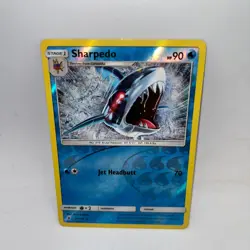 Sharpedo 28/145 Rare Guardians Rising Pokemon Reverse Holo Moderately Played - Image 1