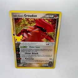 Team Magma's Groudon 9/95 Celebrations: Classic Collection Pokemon Holo LP - Image 1
