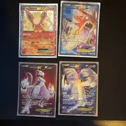 Pokemon TCG EX Holo Lot 4 - Flareon EX Gyarados EX Mewtwo EX Lugia 2016 - Image 1