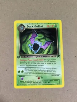 Dark Golbat 24/82 - Pokemon - Team Rocket 1st Edition - LP - Image 1
