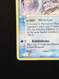 Suicune 4/17 Holo Rare Pokemon POP Series 2 TCG 2006 - Image 5