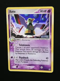 Xatu 49/115 Reverse Holo Rare Stamped EX Unseen Forces Pokemon 2005 TCG - Image 1