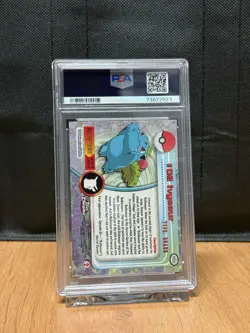 2000 TOPPS CHROME POKEMON T.V. #2 IVYSAUR PSA 8 - Image 3