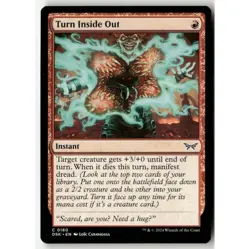 MTG Turn Inside Out Duskmourn: House of Horror Regular NM - Image 1