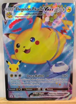 FLIEGENDES PIKACHU VMAX 007/025 Celebrations Ultra Rare Pokemon Deutsch - Image 1
