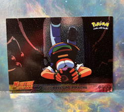 Pokemon 1999 Topps the First Movie #30 Rescuing Pikachu - Image 1