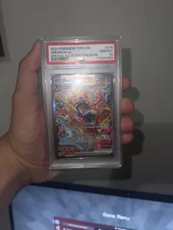 Pokemon TCG Greninja ex Twilight Masquerade Special Illustration Rare PSA 10 MNT - Image 1