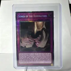 Songs of the Dominators RA05-EN081 (Starlight Rare) 1st Edition Yugioh NM - Image 1