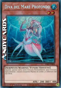 DIVA DEL MARE PROFONDO • (Deep Sea Diva) • Segreta • RA03 IT004 • 1Ed • Yugioh! - Image 1