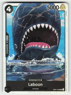 LABOON (048) EB01-048 SR EXTRA BOOSTER: MEMORIAL COLLECTION ONE PIECE NM/M - Image 2