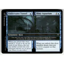 MTG Duskmourn: House of Horror Underwater Tunnel/Slimy Aquarium 0079 Regular NM - Image 1