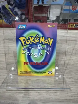 Topps Pokemon Movie #01 Bulbasaur Shiny Card - Image 2